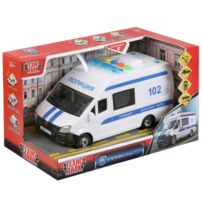 Machine à glace + звук "gazel next полиция" 22,5 cm, plastique, extérieur, inert dans le cor. Technoparc dans le cor.2*18