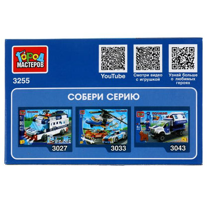 UAZ конструктор uaz-452 ПОЛИЦИЯ, 64дет. Город мастеров в кор.80шт