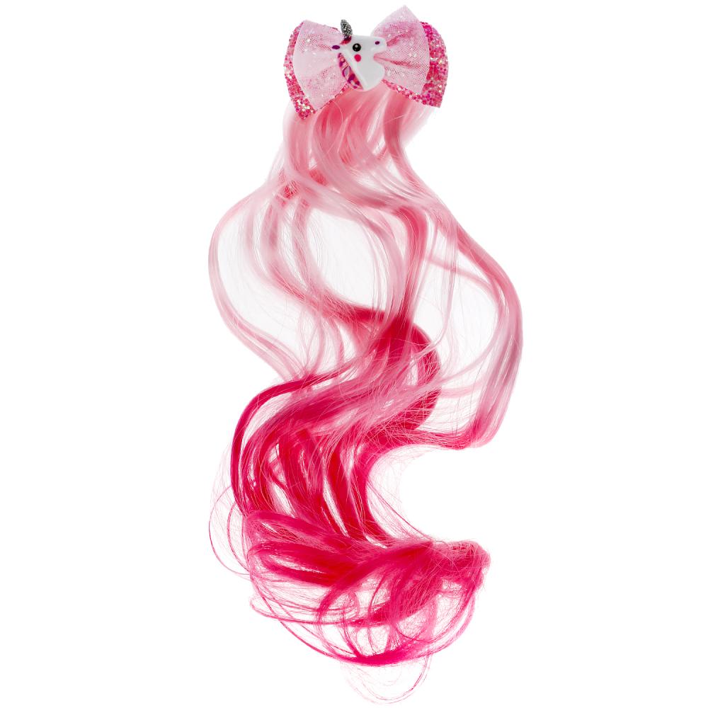 Les accessoires pour/devotchek ЭНЧЕНТИМАЛС прядь волос на заколке (фуксия) в пак. МИЛАЯ ЛЕДИ уп-10шт в кор50уп