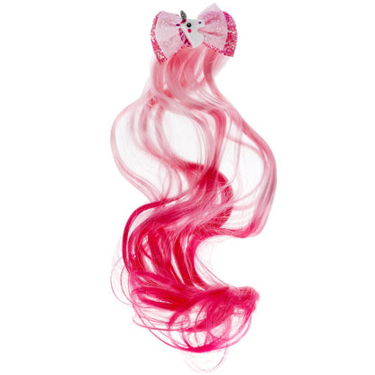 Les accessoires pour/devotchek ЭНЧЕНТИМАЛС прядь волос на заколке (фуксия) в пак. МИЛАЯ ЛЕДИ уп-10шт в кор50уп