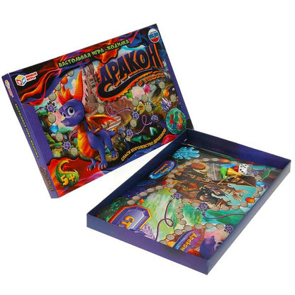 Дракон в замке. L'espace des dragons. Настольная игра-ходилка. Умные игры в кор.20шт