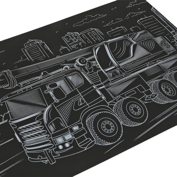 Gravure 18*24 cm ПОЖАРНЫЙ КРАН, taille МУЛЬТИ АРТ в кор.120шт