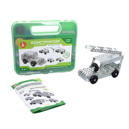 Constructeur métallique pour votre voiture, modèle 5 en 1, n° 3, en plastique