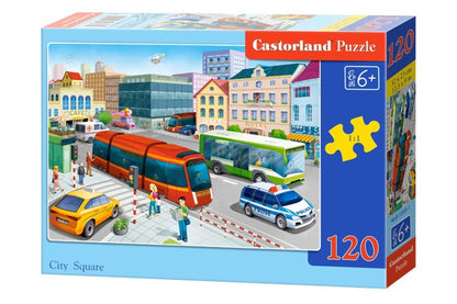 В-13555 Городская площадь, (120 деталей MIDI) Castor Land