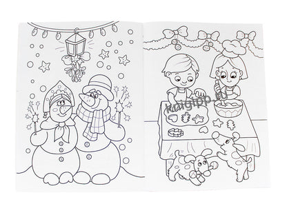 НГ РАСКРАСКА. НОВОГОДНИЕ ЧУДЕСА