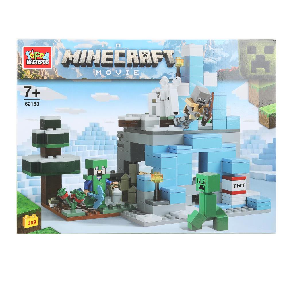 Конструктор minecraft movie, 309 дет. Город мастеров в кор.24шт