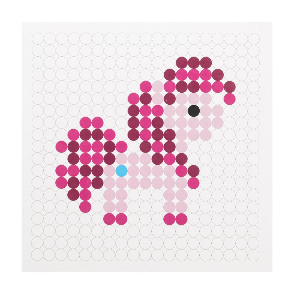 Брелок из термомозаики, пони МУЛЬТИ АРТ в кор.4*12шт