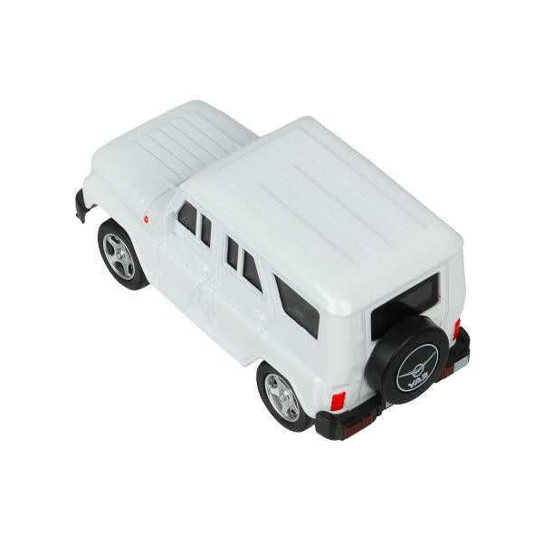 Машина металл УАЗ ХАНТЕР длина 10,5 см, инерция, белый, кор. Технопарк в кор.2*36шт