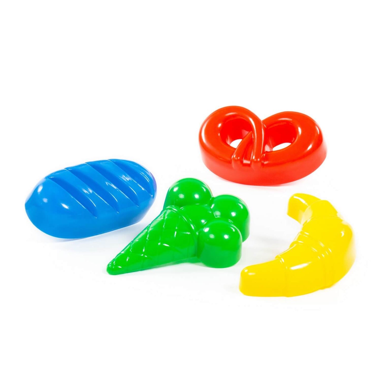 Полесье. Формочки "Мороженое,пирожок,крендель,рогалик" арт.39316 /12