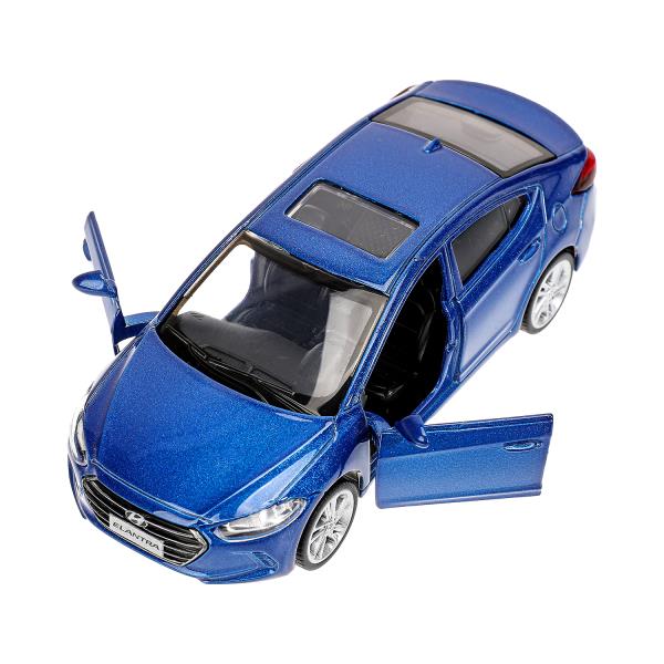 Машина металл HYUNDAI ELANTRA 11,4 см, двери, инерция, кор. Технопарк в кор.2*48шт
