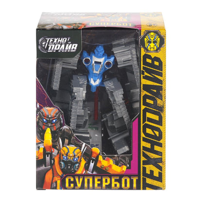 Робот трансформирующийся, в техникуме, асс.кор.11*14*5см ТЕХНОДРАЙВ в кор.2*96шт