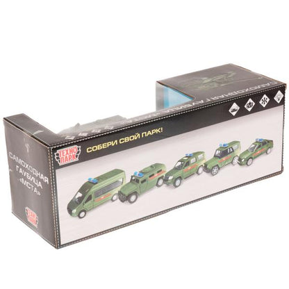 MSTA-20RCL-AR335294 Машина р/у МСТА-ГАУБИЦА АРМИЯ РОССИИ 22 см, свет, подвиж. дет., зелен, кор. Техн