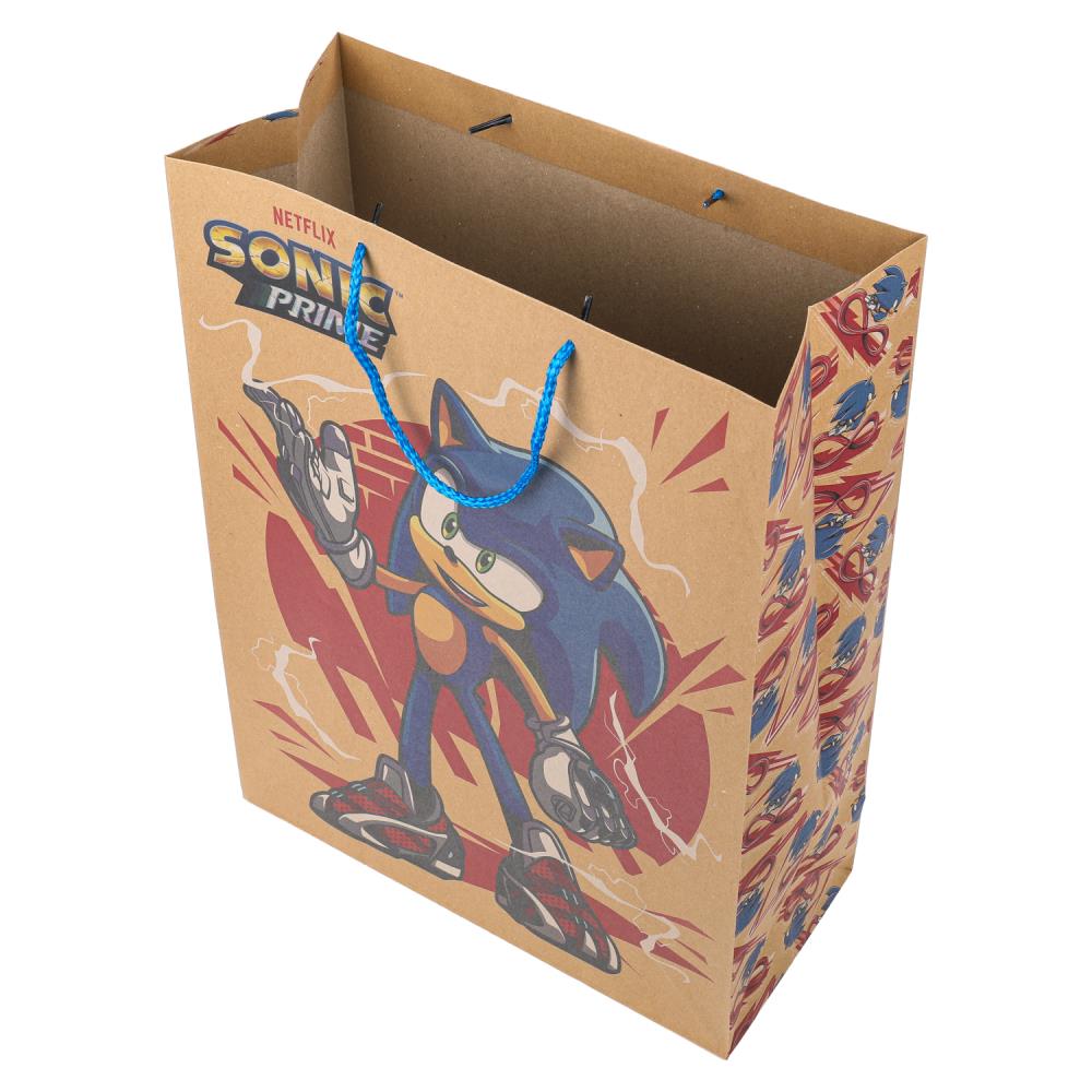 Paquet de bricolage Sonic Sonic, xl 33,5*45*15 cm, sac de transport en cor.5*12 pouces