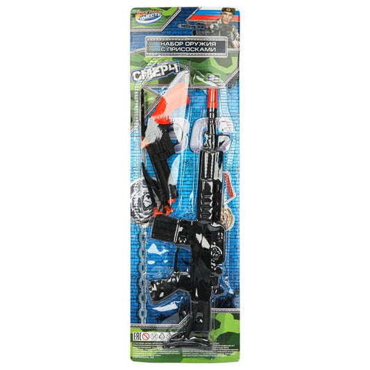 Автомат с присосками, блистер 17*54*4см ИГРАЕМ ВМЕСТЕ в кор.2*54шт