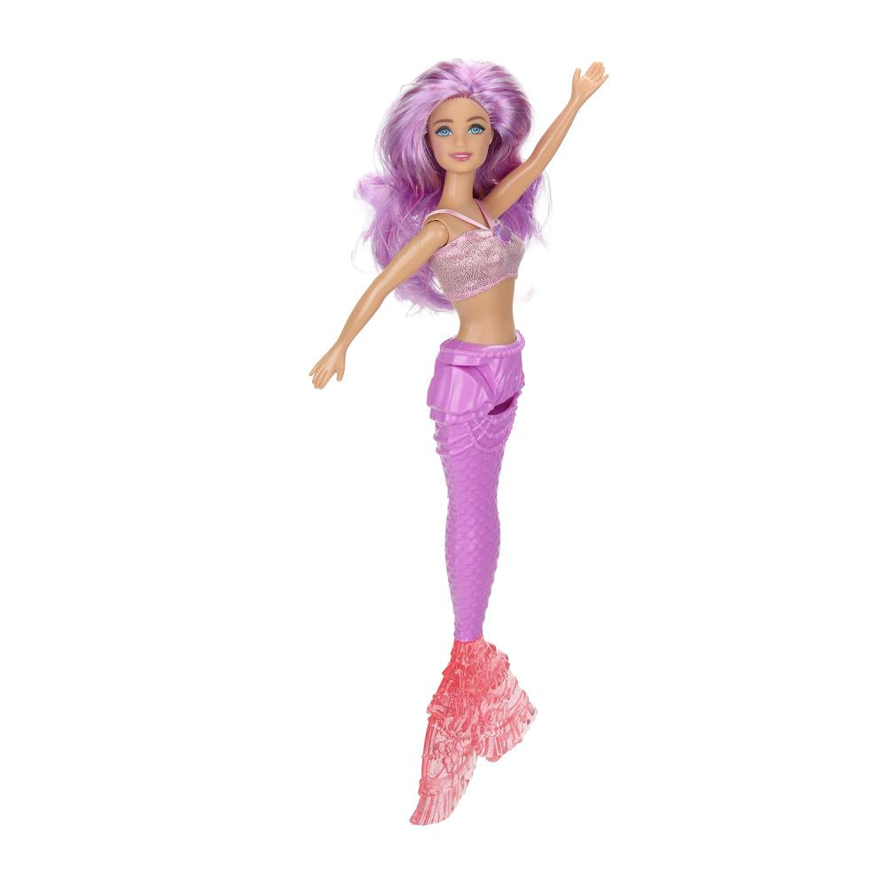 Кукла 29см barbie, пластиковый хвост, блист. в кор.24шт