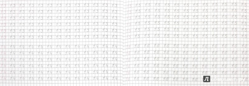 КАЛЛИГРАФИЧЕСКАЯ ПРОПИСЬ А5. альбомная. ПИШЕМ ЦИФРЫ