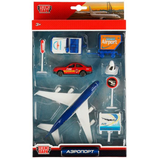 89730-R 336186 Набор из металла АЭРОПОРТ в ассортименте, кор. Технопарк в кор.2*48шт