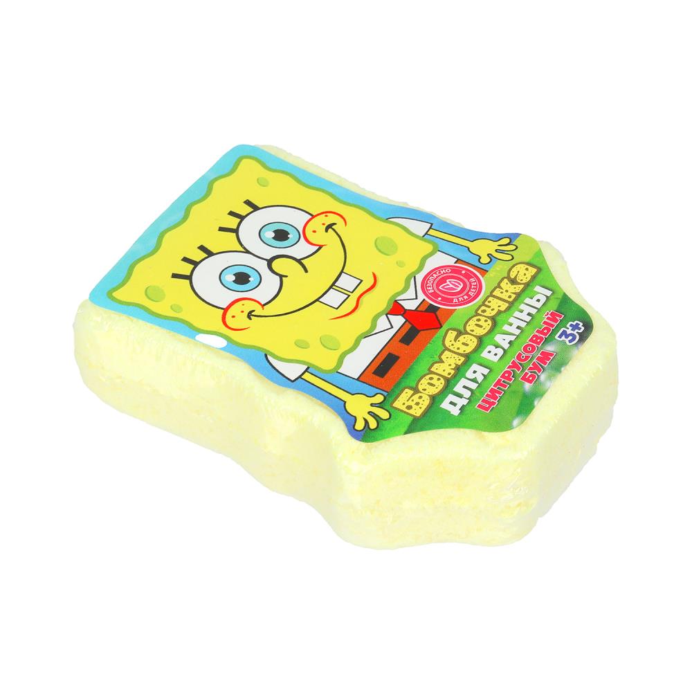 Бомбочка для ванн губка спонж в форме героя цитрусовый бум, 120 г, Умка в кор.30шт