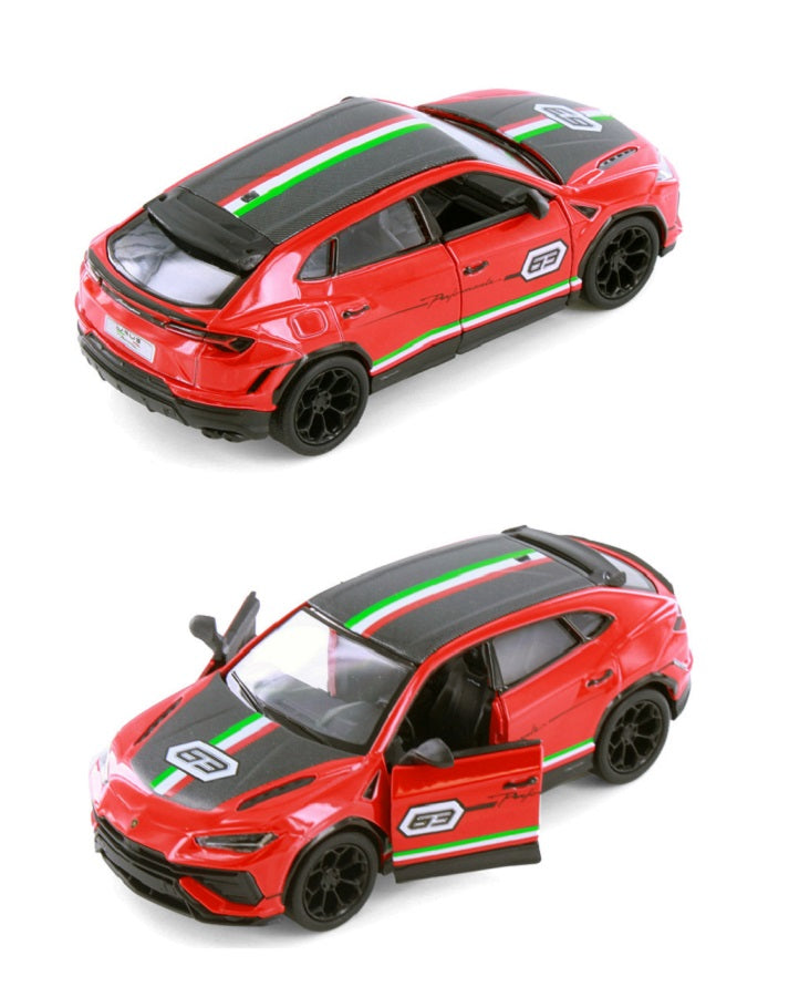 Kinsmart. Модель арт.KT5447WF/2 "Lamborghini Urus Performante" 1:36 (красная) инерц.