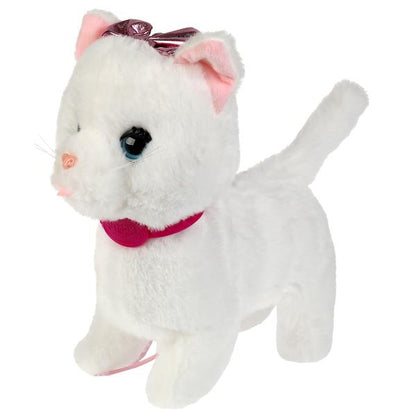 Интерактивная кошка Фиса 22см с пультом-поводком, озвучена МОЙ ПИТОМЕЦ в кор.12шт