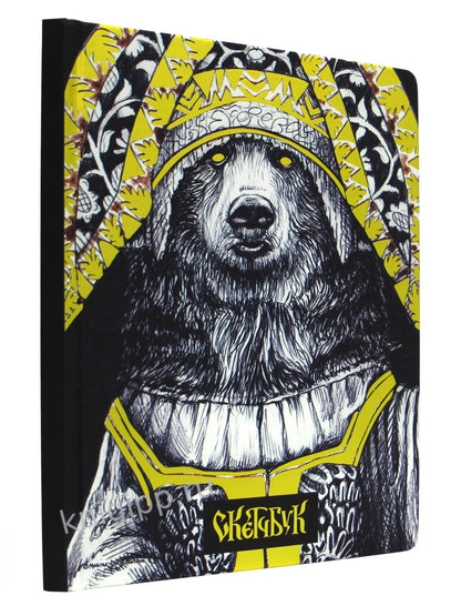 MyArt. СКЕТЧБУК Золотой. Мишка