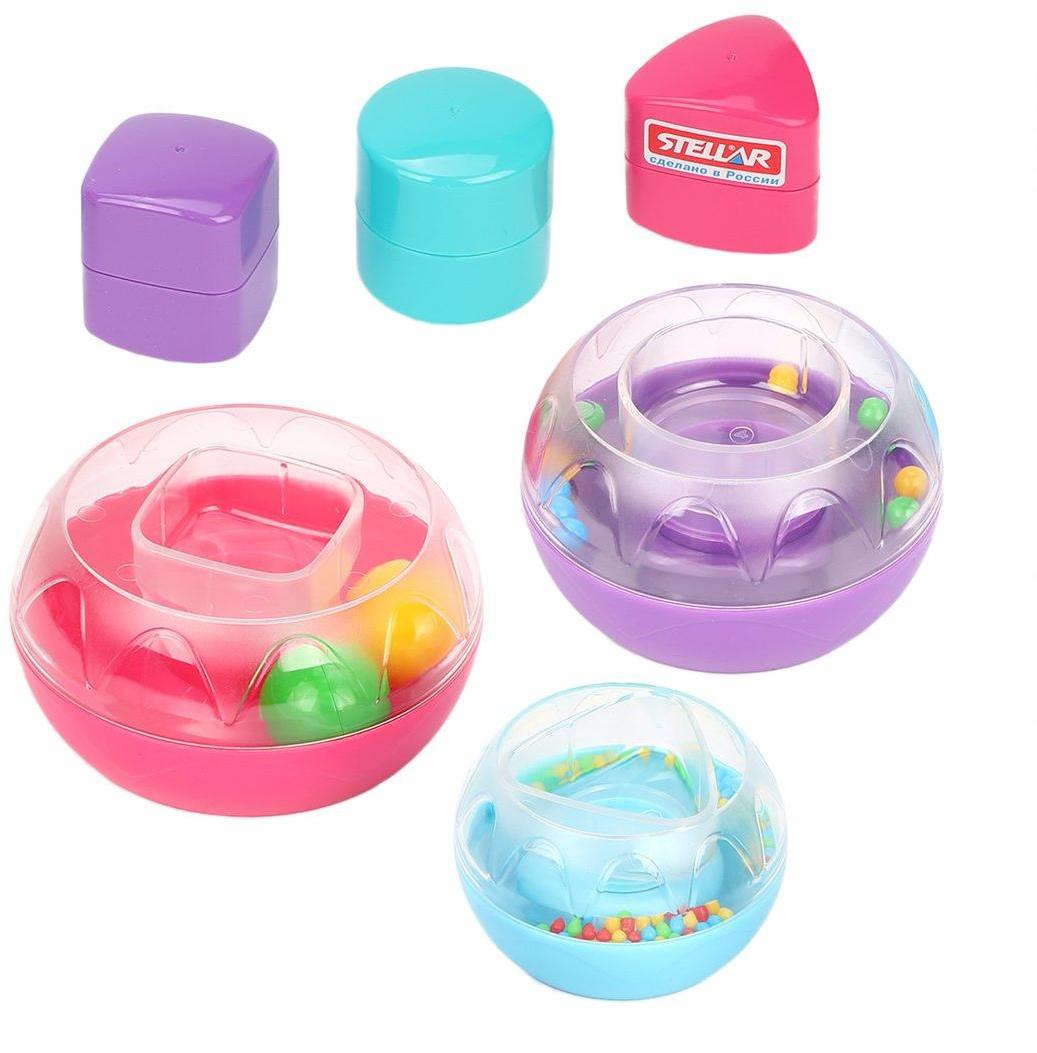 Стеллар. Логическая пирамидка "Озорной фонтанчик" арт.01956