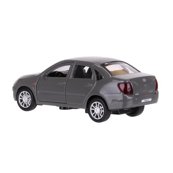 Машина металл LADA granta 11,5 см, двери, инерц, серый, кор. Технопарк в кор.2*36шт