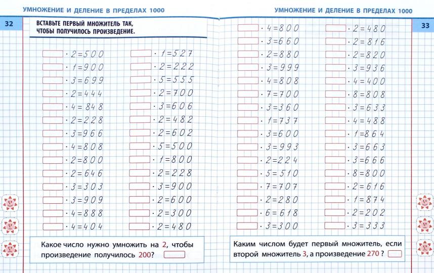 Математика. 3 класс.