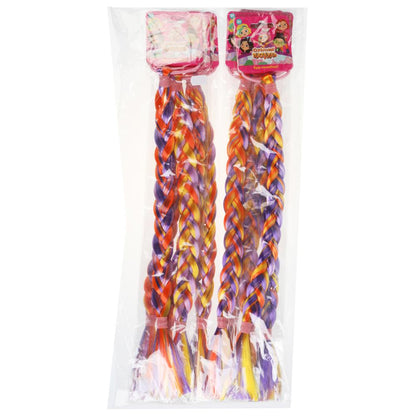 Аксесс д/девочек СКАЗОЧНЫЙ ПАТРУЛЬ резинка с косой (желт/розов/фиолет) МИЛАЯ ЛЕДИ уп-10шт в cor.50up