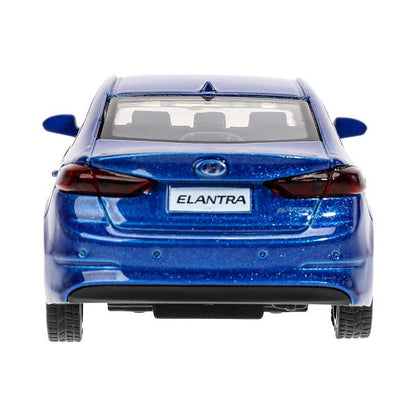 Машина металл HYUNDAI ELANTRA 11,4 см, двери, инерция, кор. Технопарк в кор.2*48шт