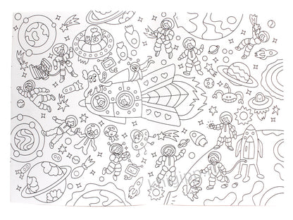 РАСКРАСКА-ВИММЕЛЬБУХ. ДЛЯ ДЕВОЧЕК