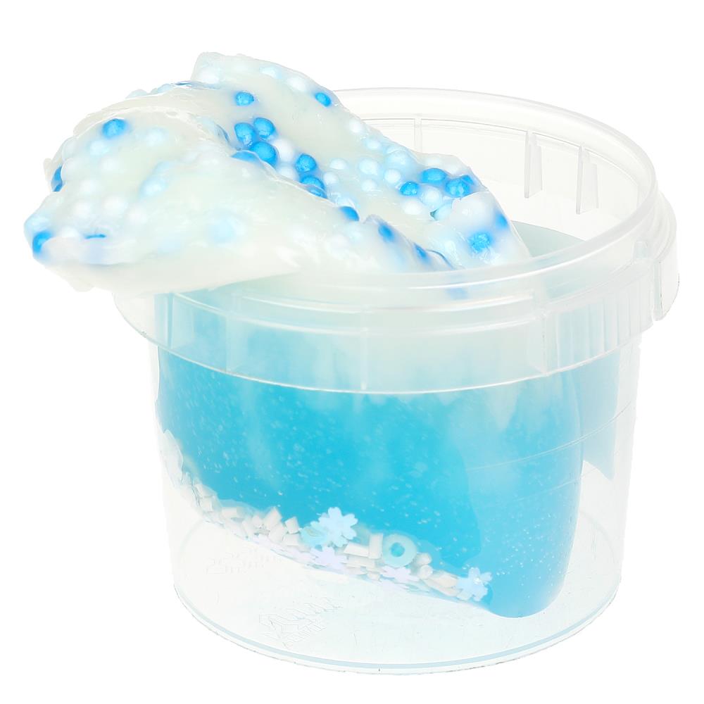Игрушка слайм снежная принцесса с декоративным наполнителем 100 г IQ Эксперимент в кор.72шт