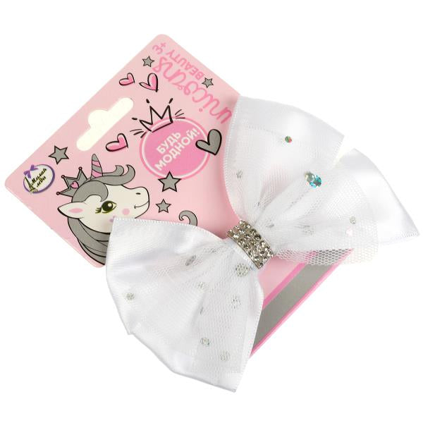 Accessoires pour cheveux en résine pour cheveux, blanc, 1 pièce. МИЛАЯ ЛЕДИ в кор.125*12шт