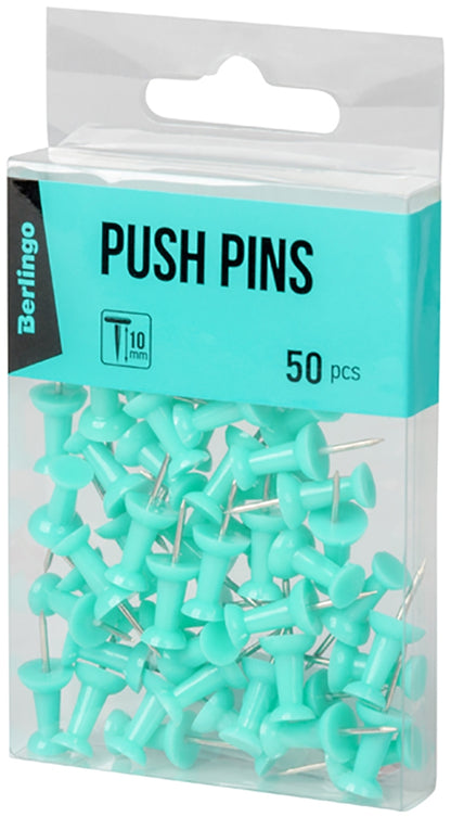 Кнопки силовые 50шт, голубые PN5030d