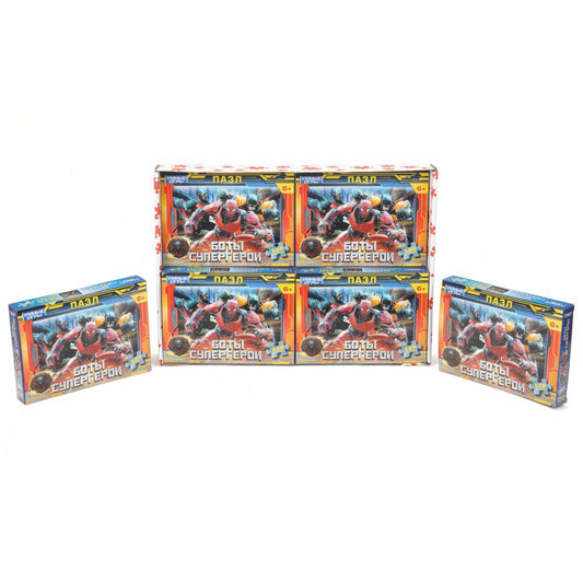 Боты-супергерои. Пазлы классические. 120 pièces. 180х130х25 mm. Умные игры в уп.8шт в кор.8уп