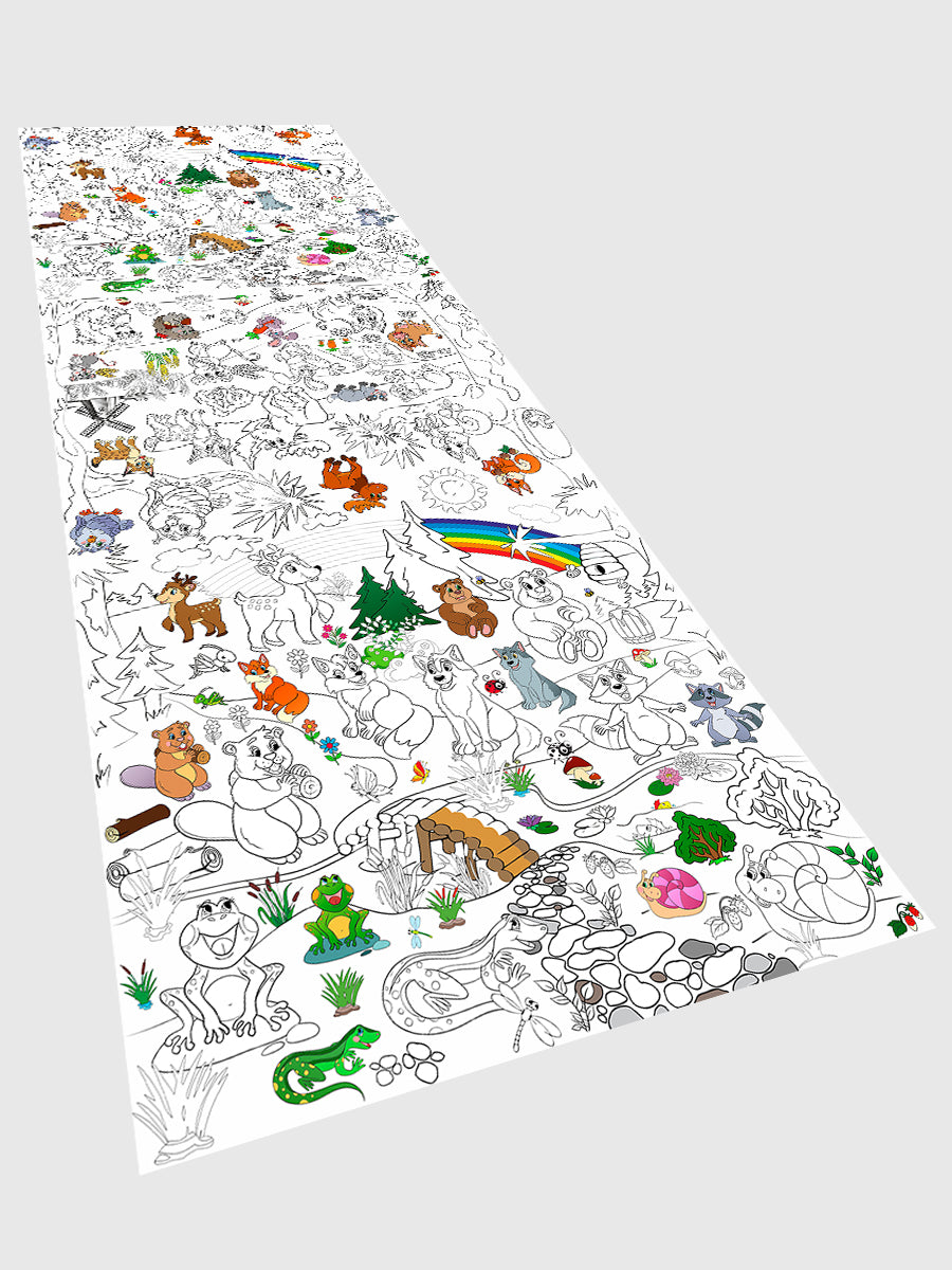 Скатерть ButtenFilm 1100х3600х0,060 25/1 белый Скатерть Лесные жители