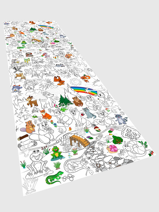 Скатерть ButtenFilm 1100х3600х0,060 25/1 белый Скатерть Лесные жители