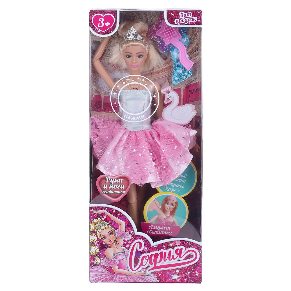 Кукла 29 см, руки и ноги сгибаются, с аксессуарами, в кор. КАРАПУЗ в кор.24шт