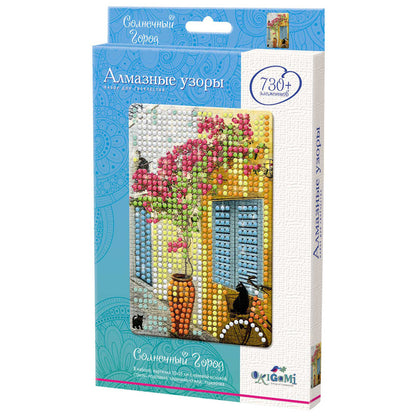 Origami. Алмазные узоры. "Солнечный город" 10*15см арт.04726