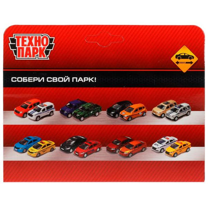 Машина металл СПОРТКАР, 11 см, инерция, кор. Технопарк в кор.2*120шт
