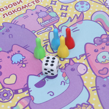 Пушинка. Настольная игра-ходила. 217х330х27 мм. Умные игры в кор.20шт