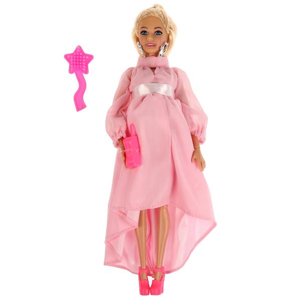 Кукла 29 см София беременная двойней, руки и ноги сгиб, акс, кор КАРАПУЗ в кор.24шт