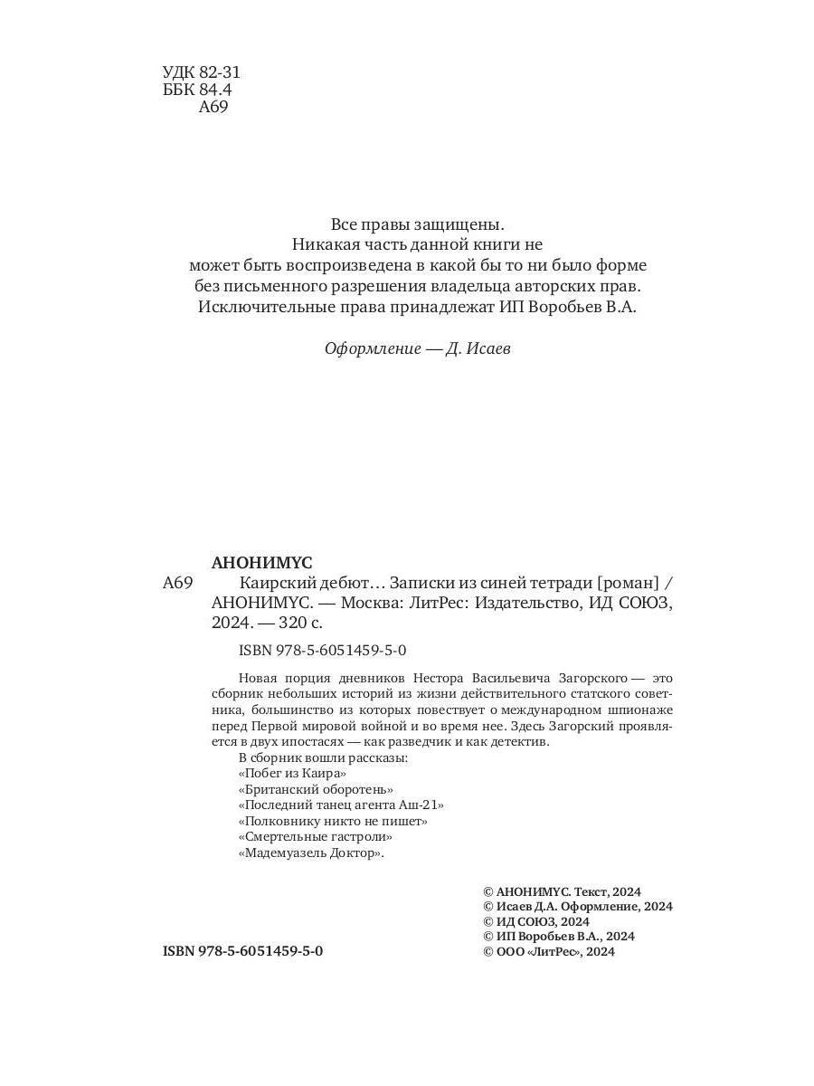 Каирский дебют… Записки из синей тетради: роман