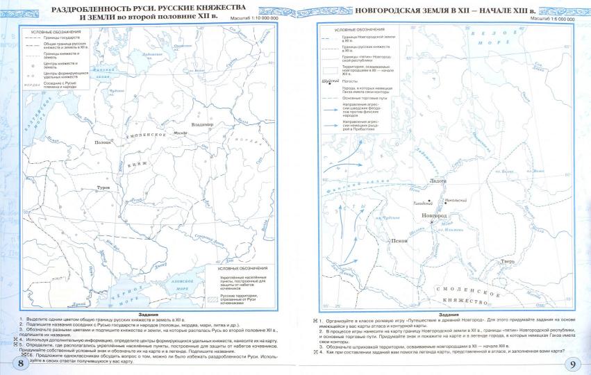 К/к История России с др.вр. до XVIв 6кл ФГОС(нов.)