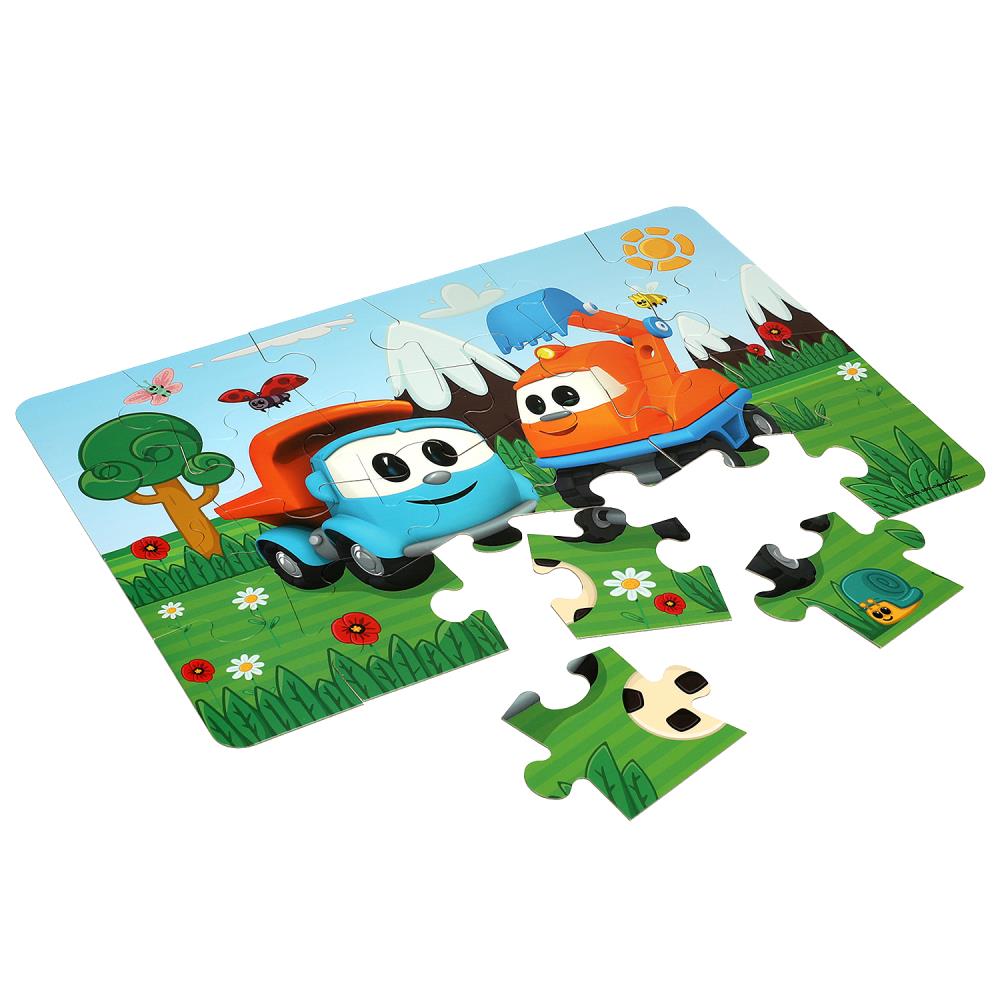 Грузовичок Лёва. Макси-пазлы в большой коробке. 24 détails. 355х240х35 mm. Умные игры в кор.20шт