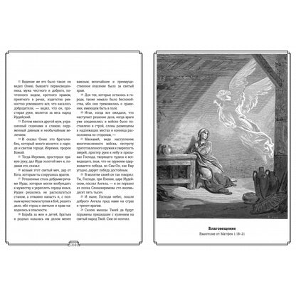 Библия в гравюрах Гюстава Доре с библейскими текстами по синодальному переводу