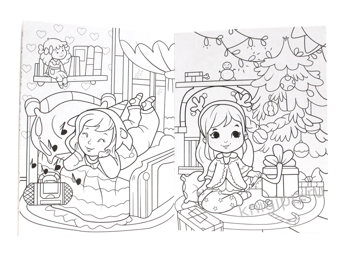 СУПЕР-ПУПЕР РАСКРАСКА. ДЛЯ ДЕВОЧЕК