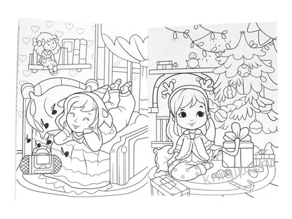 СУПЕР-ПУПЕР РАСКРАСКА. ДЛЯ ДЕВОЧЕК