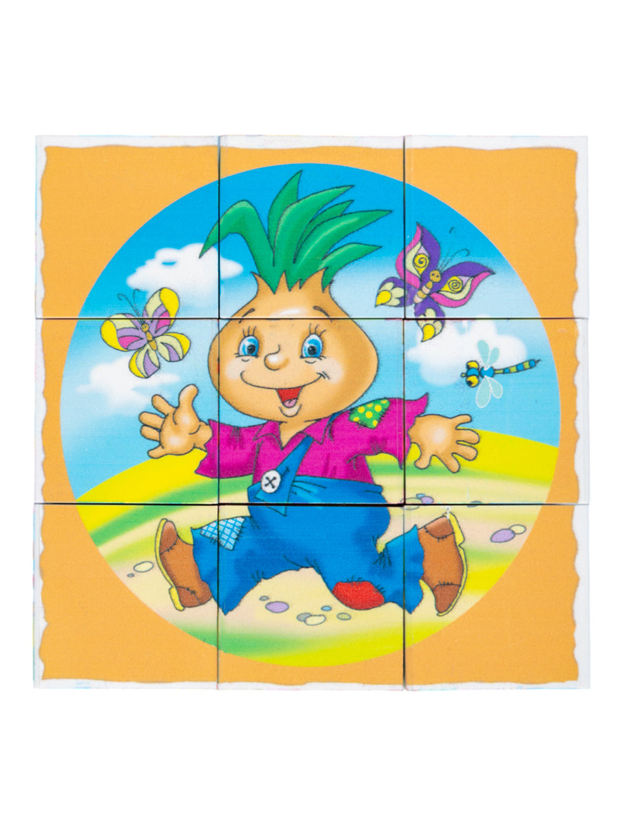 Cubes "Цветные сказки-4" (sans autocollants) 9 pièces art.00682