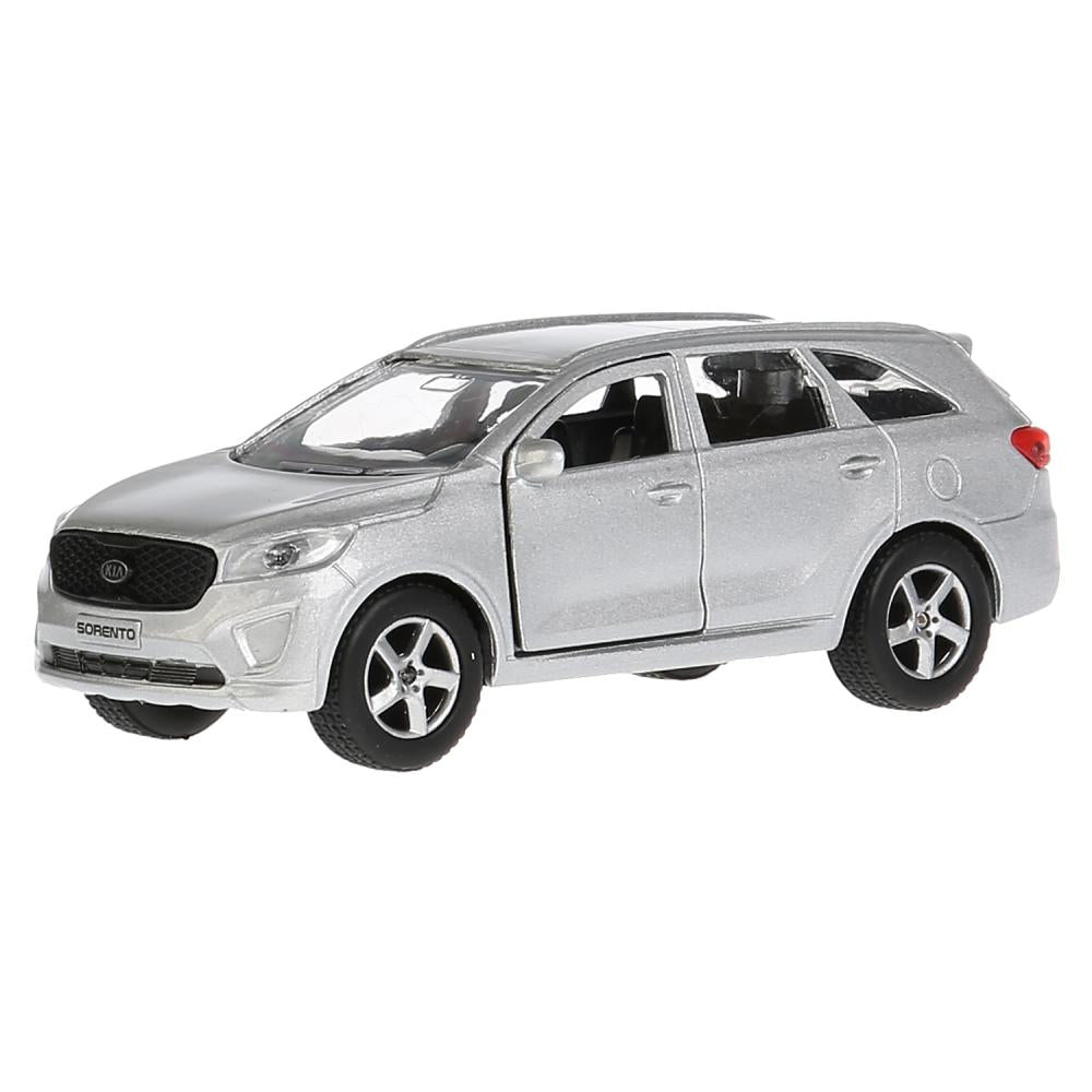 Машина металл KIA Sorento Prime серебристый 12 см, откр.дв., багаж., инерц. Технопарк в кор.2*24шт